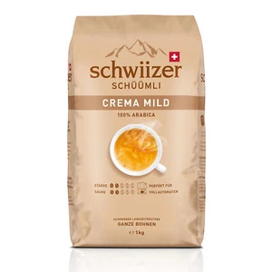 Schwiizer Schüümli Crema Mild Bohne 1kg Kaffeebohnen Kaffee Espresso Arabica - Bild 1 von 1