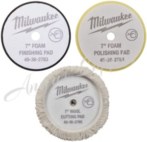 Milwaukee 49-36-2783 49-36-2784 49-36-2785 7" Polisher Pad kit for 2738-20 Pads - Picture 1 of 1