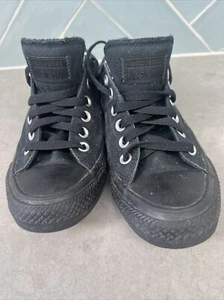 Converse All stars unisex All black canvas low rise sneakers EU 37.5 /US7 Shoe - Picture 1 of 10