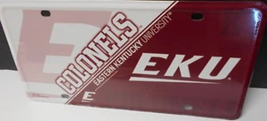 Eastern Kentucky Colonels Metal License Plate. #K10-2/920 - Picture 1 of 1