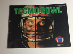 Tecmo Bowl Nintendo NES Manual Only
