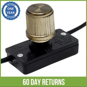 Zing Ear ZE-256 Inline Rotary Dial Light Dimmer Switch For Table Floor Lamp 500W - Picture 1 of 6