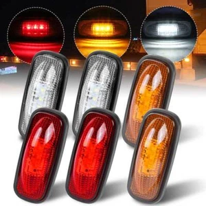 LED Clearance Lights SMD Side Marker Lamps White Amber Red Truck Trailer UTE VAN - Picture 1 of 26