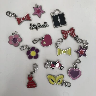 14 Enamel DISNEY Minnie Mouse Clip Charms For Charm Bracelet - Image 1 of 4