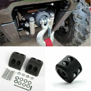 1X Quad ATV Pkw Windenseil Haken Gummipuffer Windenkabel Seilwinde GummistopLOVE - Picture 1 of 6
