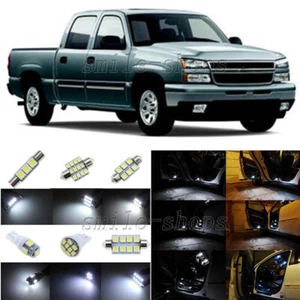 13pcs Xenon White LED Interior Light Package Fit For 1999-2005 Chevy Silverado - Picture 1 of 10