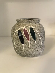 vintage retro mid century scheurich west german pottery vase - Picture 1 of 13
