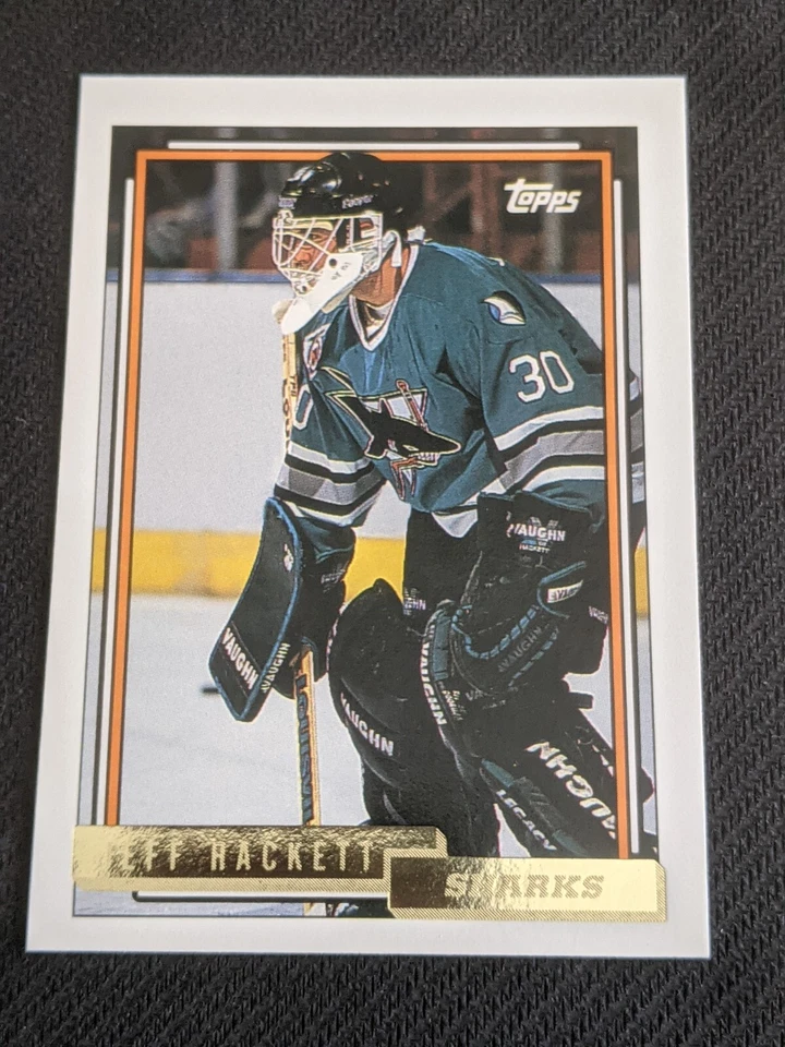 1992-93 Topps Gold JEFF HACKETT #185 Gold Parallel - Image 1 of 1