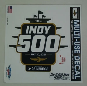 2021 Indianapolis 500 105TH Running Event Collector Die-Cut Decal 3.25" x 4.875" - Picture 1 of 7