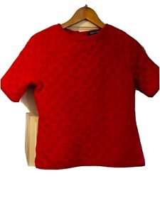 Juicy Couture Women’s Small Red Short Sleeve Sweatshirt