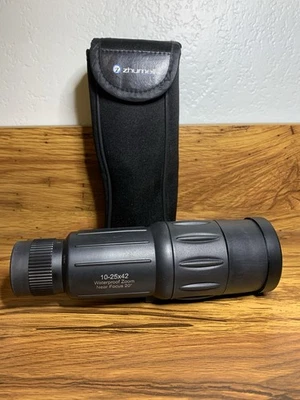 Zhumell 10-25x42 Waterproof Zoom Monocular - Image 1 of 4