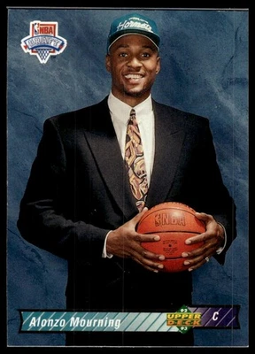1992-93 Upper Deck #2 Alonzo Mourning - Image 1 of 2