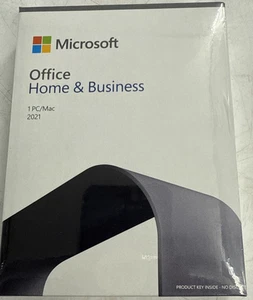 Microsoft Office Home & Business 2021 For PC/Mac T5D-03518 Brand New - Afbeelding 1 van 3