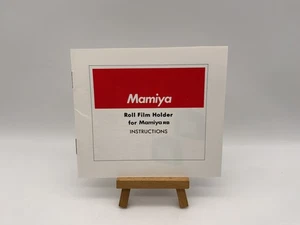 Mamiya Roll Film Holder for Mamiya RB Manual English - Picture 1 of 1