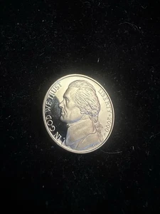 2000-S Proof Jefferson Nickel 5c US Münze Stempelglanz - Bild 1 von 8