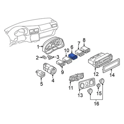 For Volkswagen Jetta 1999-2005 Volkswagen 1J0953235J01C Hazard Warning Switch Foto 1 de 3
