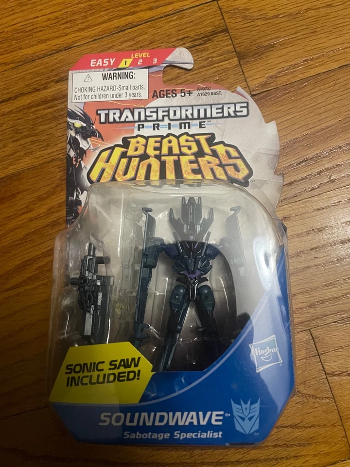 Transformers Prime Beast Hunters Soundwave com Mini Ravage Deluxe Class 2012 Novo - Imagem 1 de 1