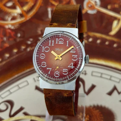 复古手表 苏联 ZIM 2602 苏联机械手表 POBEDA 15 珠宝 — 第 1/4 张图片