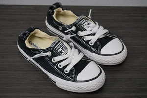 Converse All Star Shoes Junior Size 11 Black CT Shoreline Slip Low Top Sneakers - Picture 1 of 8