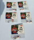Mann's - Jigs Lot - Led Head Darter Head - Jig Head - 5 Packs - 10 Qty - Rare