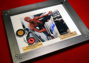 STAN LEE Signed Spider-Man AUTOGRAPH, Screen-Used COSTUME, WEB, COIN Props, DVD - Picture 1 of 15