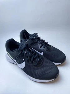 Nike Kid's Revolution 6 NN Grade School Unisex Running Shoes, Black/White-Dk - Picture 1 of 6