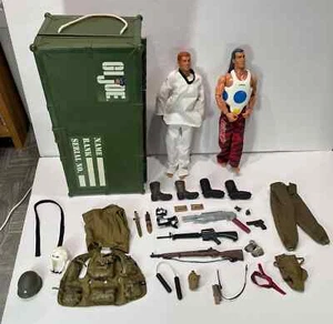 1996 GI Joe Figures Weapons Gear & Foot Locker LOT - Picture 1 of 5