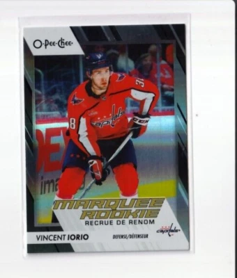 VINCENT IORIO '23/24 2023/24 O-Pee-Chee BLACK RAINBOW rookie card #'d /100 - Image 1 of 2