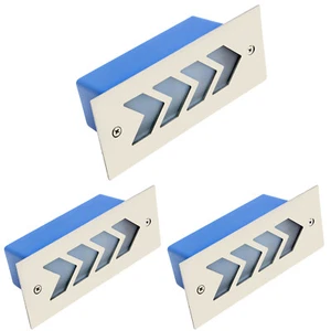 LED Stufenlicht Treppeneinbauleuchte Beleuchtung Edelstahl Treppen Stufen IP65 3 - Bild 1 von 8