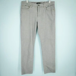 Pantalones informales Ted Baker para hombre talla 34 R azul botón cremallera ajustados pierna cónica algodón - Imagen 1 de 7