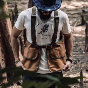 Outdoor Duck Hunting Vest Bag Sturdy Canvas Men's Field Game Bag All-match New - Picture 1 of 7