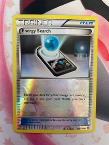 Energy Search 128/149 Reverse Holo Common Boundaries Crossed Pokemon TCG LP - Picture 1 of 2