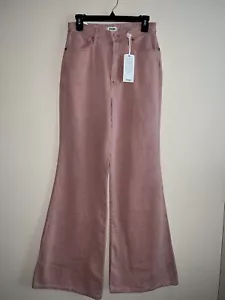WRANGLER WANDERER 622 HIGH RISE FLARE JEANS Pink Size 28/34 - Picture 1 of 10