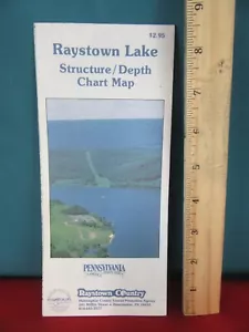 80. Raystown Lake Struktur/Tiefenkarte Karte Huntingdon County Promotion Agency - Bild 1 von 6