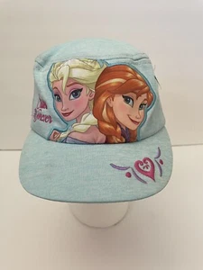 NWT Disney Blue Frozen Princess Anna Elsa Sister Forever Girls' Baseball Cap Hat - Picture 1 of 6