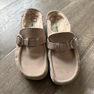 Mocasines Birkenstock para mujer blanco roto/rosa talla 38/7-7,5 - Imagen 1 de 9