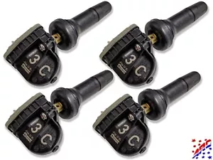 Complete Set of 4 Genuine OEM GM Chevy Truck TPMS Tire Pressure Sensors 13540604 - Picture 1 of 4
