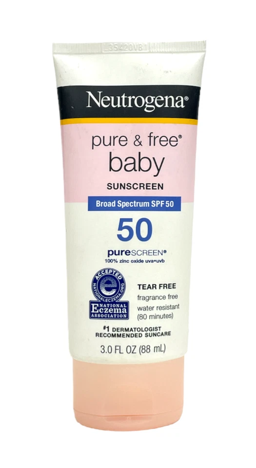 Neutrogena Pure & Baby Sunscreen SPF 50 3 Oz By Neutrogena