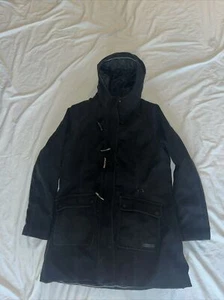 Merrell Opti-Warm Toggle Front Hooded Winter Parka Coat Women XL Black Defects - Picture 1 of 15