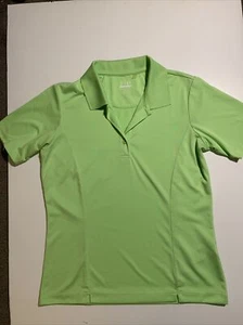 EP Pro Tour Tech womens golf shirt top size XS MINT cond athletic Neon Green - Picture 1 of 11