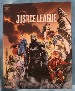 Justice League (Steelbook) (Blu-ray/DVD Combo, 2017) (Best Buy Comic Art Cover) - Picture 1 of 3
