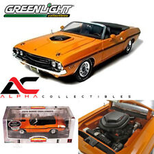 Greenlight 50811 Orange 1 18 1970 Dodge Challenger 426 HEMI Convertible Diecast