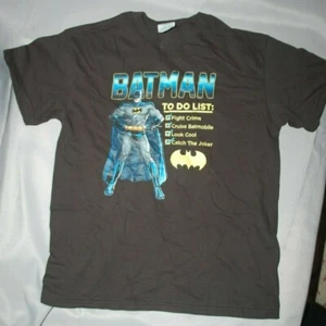 Batman To Do List Novelty T-Shirt ~ Youth Size Small - Picture 1 of 1
