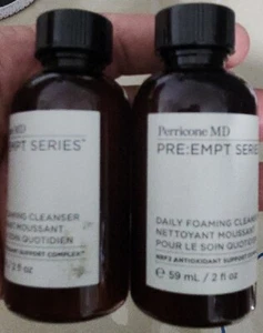 2 PERRICONE MD PRE:EMPT SERIES Daily Foaming Cleanser 2 oz Brand New No Box 2 X - Picture 1 of 1