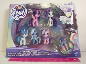 My Little Pony - UNICORN SPARKLE COLLECTION 5 PONY FIGURES - E9106 Age 3+ - Picture 1 of 12