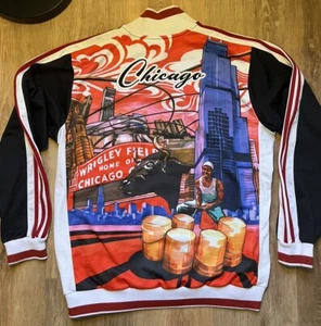 Adidas Originales City Series ChiTown Chicago Chaqueta de Calentamiento Camiseta de Pista Cremallera Completa L - Imagen 1 de 24
