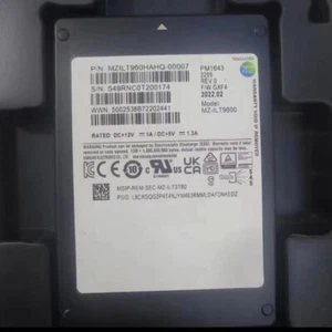 Samsung SSD 960GB PM1643 2.5" SAS SSD 12G/S MZILT960HAHQ-00007 MZ-ILT9600 GXF4 - Bild 1 von 2