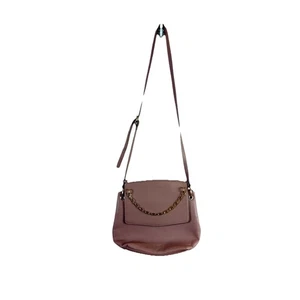 ANNE KLEIN Dusty Pink Vegan Leather Hobo Gold Chain Purse Schultertasche Handtasche - Bild 1 von 9