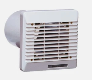 Vent Axia 254102 Wall Duct & Grille Vent Kit 100mm/4”, White (147) - Picture 1 of 3