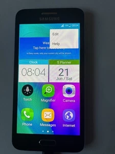 Samsung Galaxy A3 2015 Black Unlocked 16GB 4.5" 8MP Android Smartphone #S08 - Zdjęcie 1 z 6